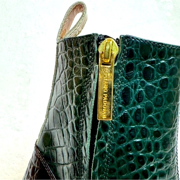 Luciano Padovan Italian Stylish Authentic Crocodile Skin Heeled Boots Size 36 - Picture 11 of 16